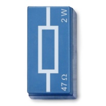 Widerstand 47 Ohm, 2 W, P2W19 Widerstand 47 Ohm, 2 W, P2W19
