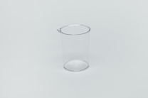 Kunststoffbecher, 100ml, graduiert