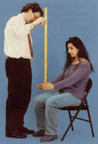 Reaktionszeit-Meßstäbe, 3-er Satz