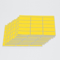 Selbstklebe-Etiketten, gelb 50/20mm