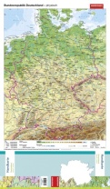 Handkarte (im 10er Set) Deutschland, physisch/politisch