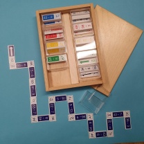 Rechendomino, 10 Dominos, Subtraktion bis 100 Rechendomino, 10 Dominos, Subtraktion bis 100