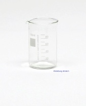 Becherglas, hitzebeständig, HF