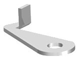 Sperrklinke aus Metall
