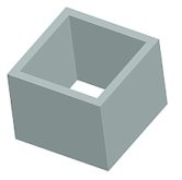 Hülse, grau, mit U-Profil, 10er Pack