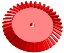 Kegelrad ohne Bund, 40 Zähne Kegelrad ohne Bund, 40 Zähne