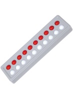 Abaco 20 Modell A, rot/weiß, 10/10 Kugeln