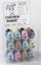 Schütteleier, 24 Stück farblich sortiert, 6 Klänge Schütteleier, 24 Stück farblich sortiert, 6 Klänge