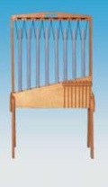 Tonröhrenständer, Ständer aus Buche