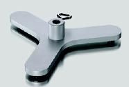 Stativ-Dreifuß, 150 mm mit Muffe