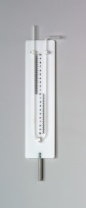 U-Rohr-Manometer mit Skala und Stab