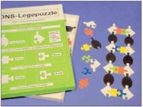 DNA-Modell: DNS Legepuzzle