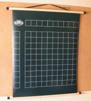 Hundertertafel Rolltafel, magnethaftend, grün