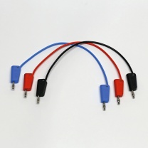 Experimentierkabel, rot, Länge 50 cm mit 4 mm Sicherheitsstecker