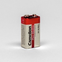 Batterie, einweg, Blockzelle Alkali, 9 V