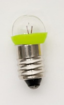 Glühlampen, E 10, 4 V, 0,3 A, grün, Satz (10 Stück)