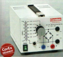 Stromversorgungsgerät, 2 bis 12 V/3 A