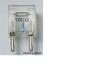 Widerstand auf Steckelement, 47 Ohm / 1 W