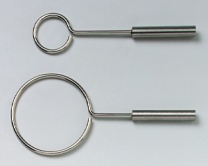 Ring an Stab, Ringdurchmesser: 75 mm, Stab: 60 x 10 mm Ø Ring an Stab, Ringdurchmesser: 75 mm, Stab: 60 x 10 mm Ø