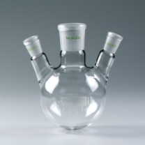 Dreihalskolben, Rundkolben,NS 29/14, 250 ml, Mehrhals