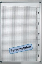 Zusatzplan mit 63 Spalten für 12 Stunden, weiß
