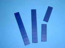 Satz Kippmagnete für Zusatzpläne, dunkelblau