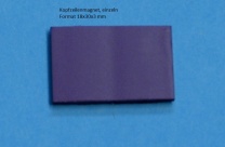 Kopfzeilenmagnet zur Kennzeichnung der Klasse 18x30mm, lila