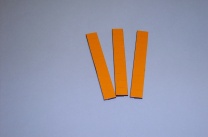 Satz Kippmagnete für Zusatzpläne, orange