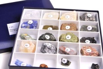 Schulsammlung Mineralien