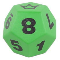 Riesen-Schulwürfel, Farbe grün Riesen-Schulwürfel, Farbe grün