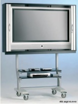Fahrbarer Schrank für Flat-Screens bis 132cm Breite und 92cm Höhe