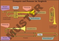 TR Trompete und Posaune im Vergleich