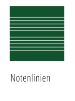 Tafelfolie zum Selbstaufziehen, Lineatur Notenlinien 2,5 cm Abstand