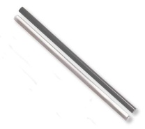 Reibstäbe, zwei Stäbe aus PVC und Acrylglas