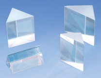 Kronglasprisma, 3 x 60°, 45 mm x 50 mm, gleichseitig