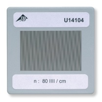 Beugungsobjekt Strichgitter 80 Linien/cm, in Diarahmen