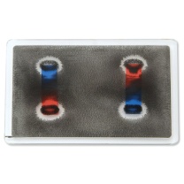 Magnetfeldliniengerät, zweidimensional  zur Veranschaulichung