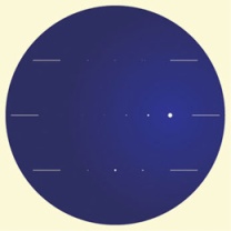 Beugungslöcher auf Glasträger Beugungslöcher auf Glasträger