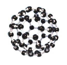 Modell Buckminsterfulleren C60