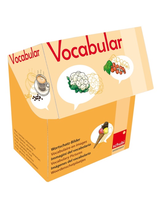 Vocabular Wortschatzbilder - Obst, Gemüse, Lebensmittel