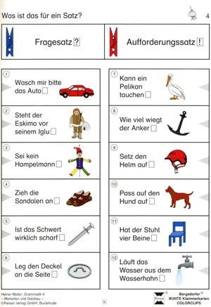 Bergedorfer Colorclips, Grammatik 4