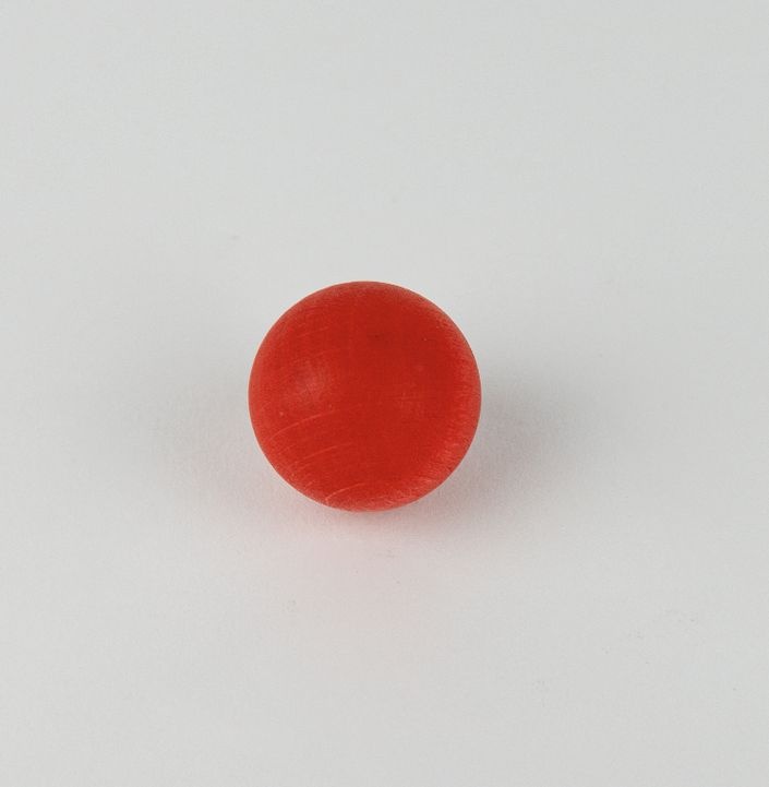 Holzkugel, rot, 25 mm Ø