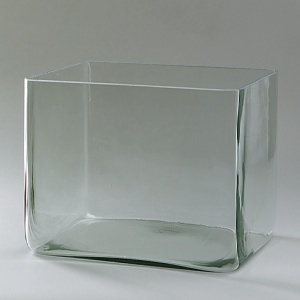 Glaswanne, rechteckig, 150x100x300 mm