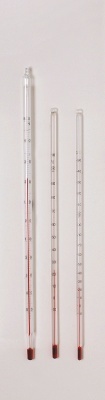 Thermometer, -10 bis + 110°C, rote Füllung, 6mm Durchmesser