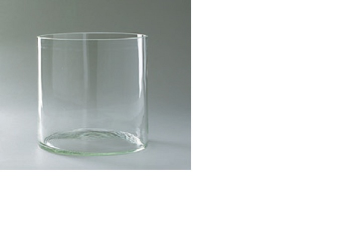 Glaswanne, zylindrisch, Abmessungen 200 x 200 mm