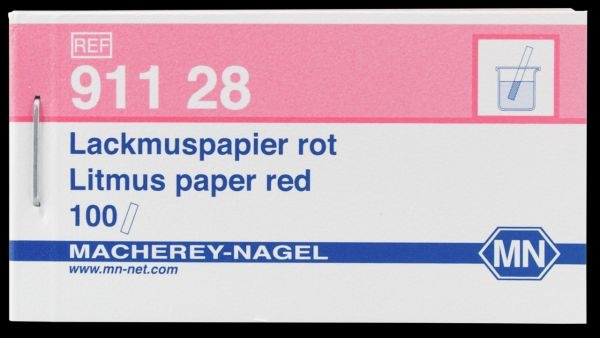 Lackmuspapier, rot, 1 Heft