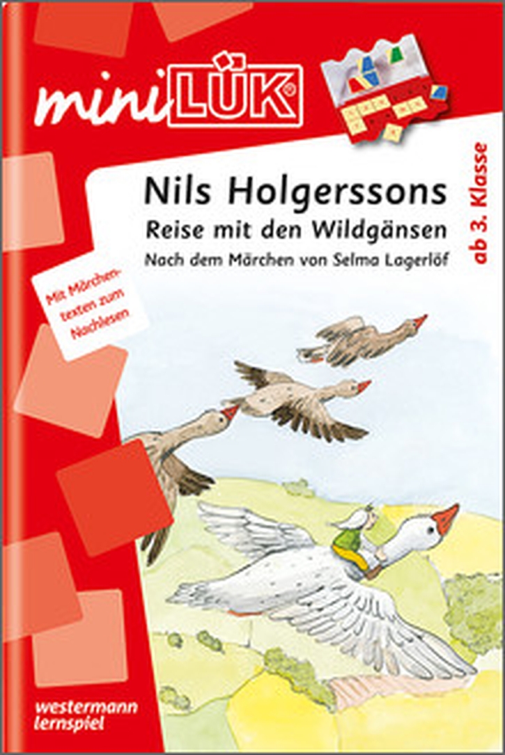 mini-Lük Heft Nils Holgerssons Reise mit den Wildgänsen