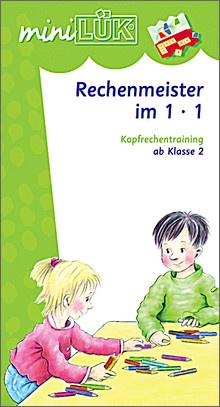 mini-Lük Heft Rechenmeister im  Einmaleins
