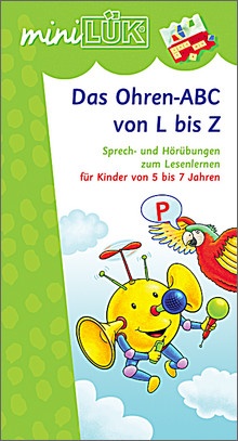mini-Lük Heft Das Ohren-ABC von L  bis Z