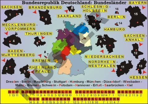 Transparentmappe Deutschland, Europa und die Welt (T52101 - T52109)